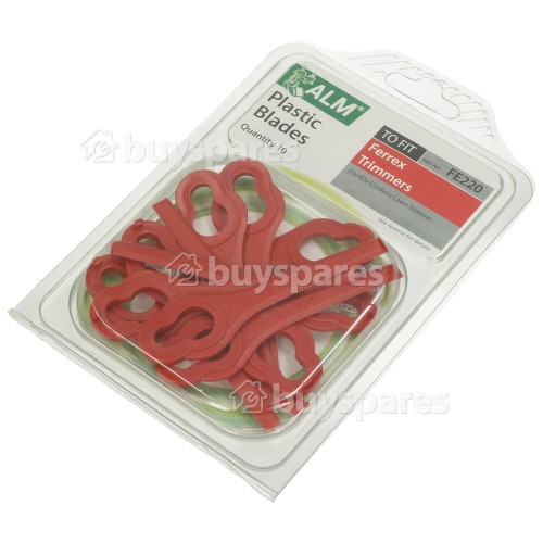 Lame Di Plastica Del Tagliabordi - (confezione Da 10 Pezzi) - T/F Ferrex Aldi FAR 20-1 Aldi