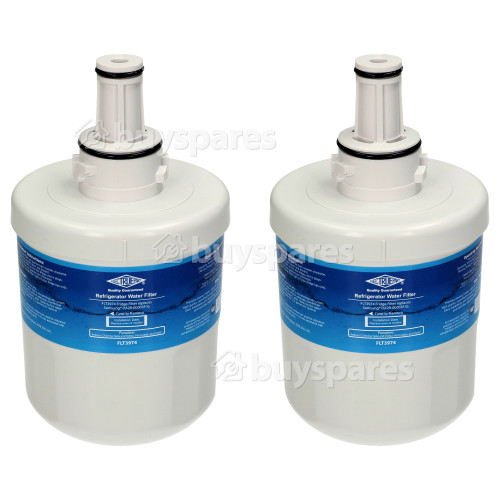 Cartouche Filtre &Agrave; Eau Interne De R&eacute;frig&eacute;rateur - Paquet De 2 - : Compatible Avec HAFIN2/Exp, DA29-00003G, DA97-06317A, RS21JLBG, TS48WLUS, WF008K Indesit