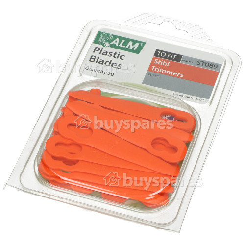 Lames En Plastique De Coupe-bordures (Lot De 20) : Convient Pour Stihl FSA45 Stihl