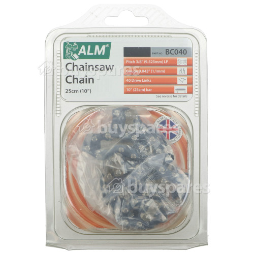 Ozito 25cm (10") 40 Drive Link Chainsaw Chain BuySpares