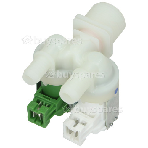 Electrolux Cold Water Double Inlet Solenoid Valve : 180DEG. With Protected Tag Fitting