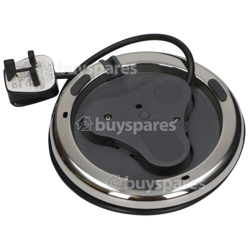 Kenwood Powerbase Assembly Complete - 2.2KW - Polished Stainless Steel - Uk Plug