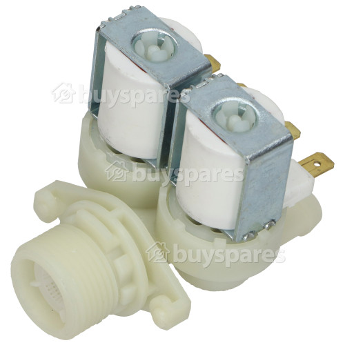 Whirlpool AWG5122 Cold Water Double Solenoid Inlet Valve : 180Deg. 12 Bore Outlets