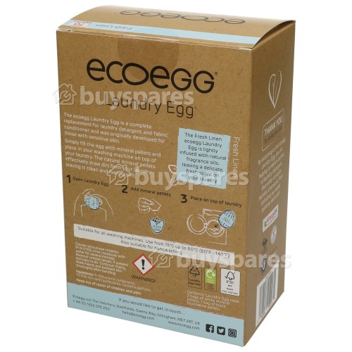 Ecoegg Washing Machine Fresh Linen Laundry Egg - 70 Washes