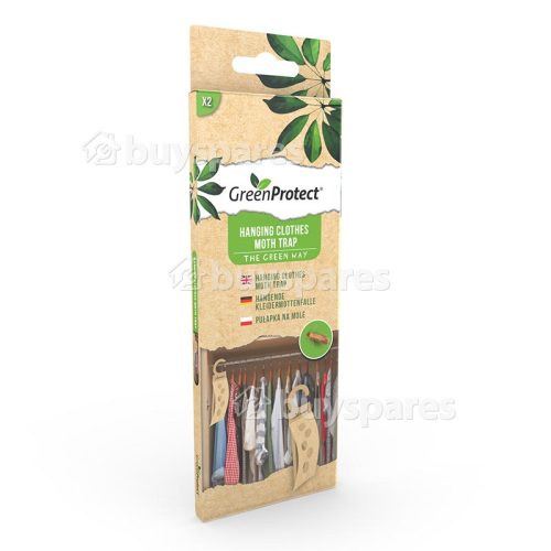 Green Protect Hanging Clothes Moth Trap (Pack Of 2) (pest Control)