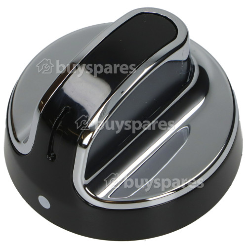 Stoves Hob Control Knob Black / Chrome BuySpares