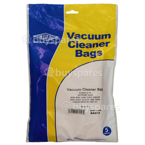 Daewoo 36 Dust Bag (Pack Of 5) - BAG15