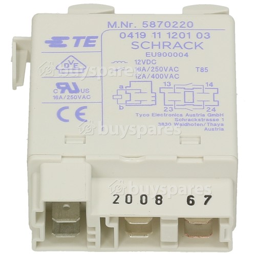 Miele Heater Relay SCHRACK M.Nr 5870220 12v DC BuySpares