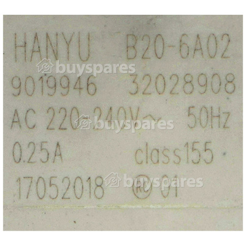 White Knight Drain Pump Assembly (round Top Screw On Housing) : Hanyu B20-6A02