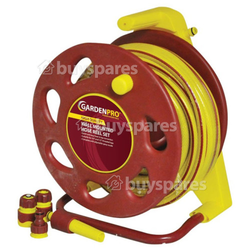 Kingfisher Garden Pro 15m Wall Mountable Hose Reel Set