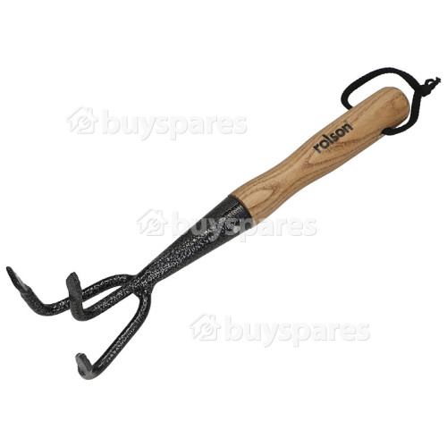 Rolson Carbon Steel 3 Prong Hand Cultivator With Ash Handle