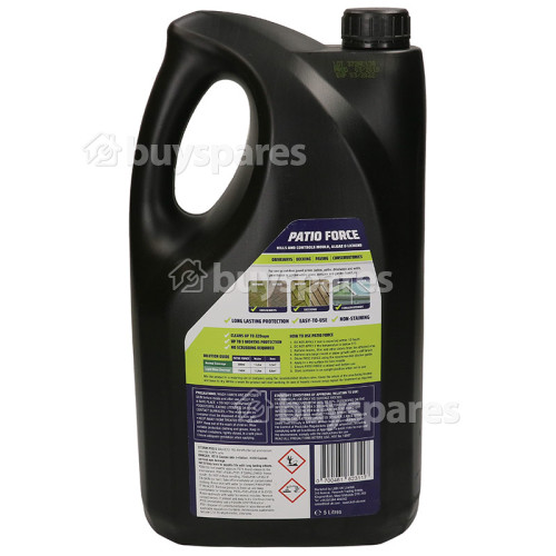 Patio Force Concentrate Cleaner - 5L ( Cleans And Protects Your Patio, Paths Etc. )