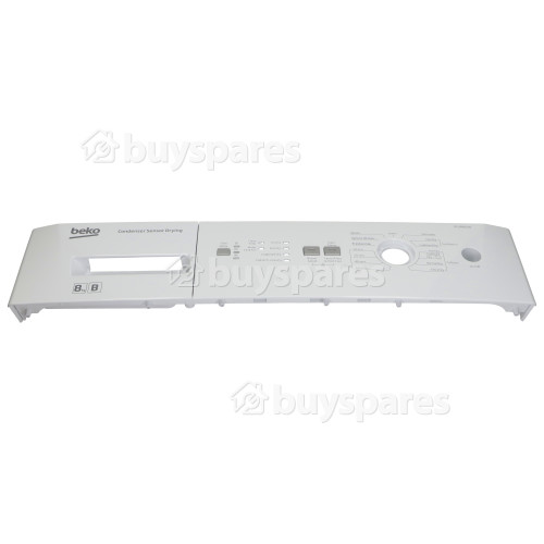 Beko Control Panel Fascia Assembly - White