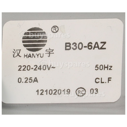 Pompe De Vidange De Lave-vaisselle : Hanyu B30-6AZ Compatible Avec Arcelik SPD180230E31P-01 Wasco