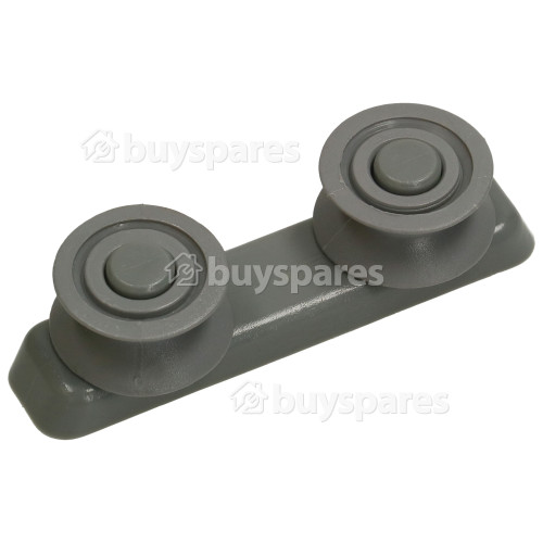 Gorenje Basket Wheels / Rail Support Assembly :also Fits Etna/Kirting/Korting/Mora/Pelgrim