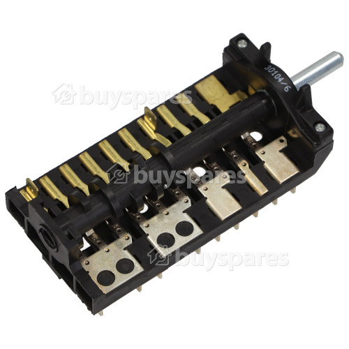 Interruptor Selector De Función De Horno - B+S (B&S) BS-Brand 30104/6 Merloni (Indesit Group)