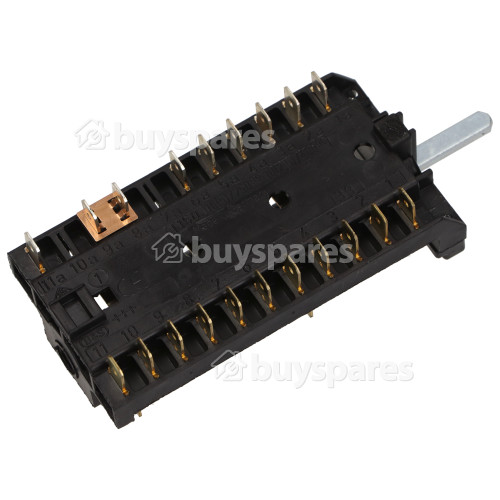 Interruptor Selector De Función De Horno - B+S (B&S) BS-Brand 30104/6 Merloni (Indesit Group)