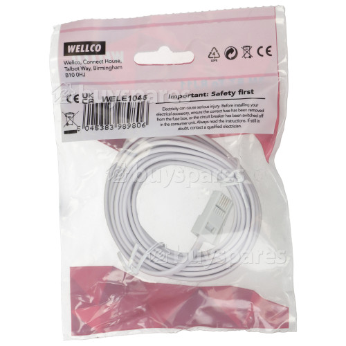 3m BT To RJ11 Modem Cable Wellco