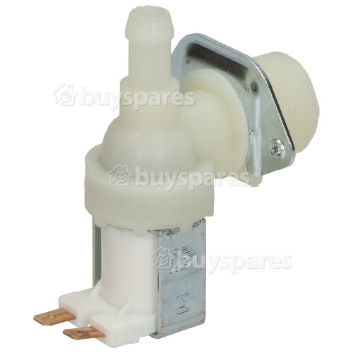 Whirlpool Cold Water Single Inlet Solenoid Valve : 90Deg. With 10.5mm Outlet Bore