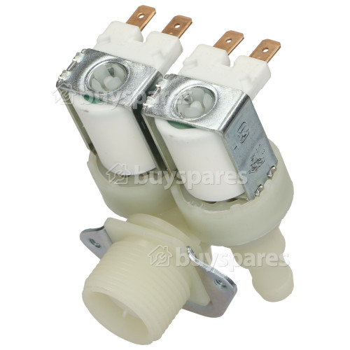 Cold Water Double Solenoid Inlet Valve : 90Deg. With 12 Bore Outlets