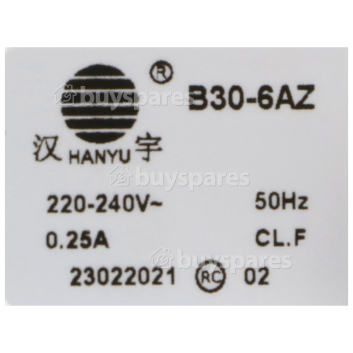 Smeg Drain Pump Assembly : Hanyu B30-6AZ Compatible With SPW165250E31P-01