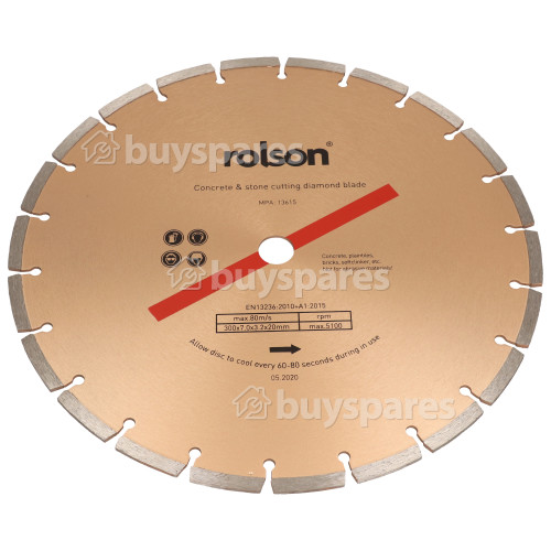 Rolson Dry Cut Segmented Diamond Tipped Blade