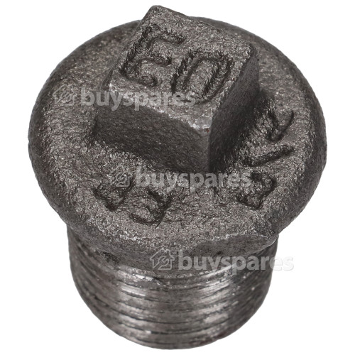 1/2" Galvanized Plain Hollow Plug