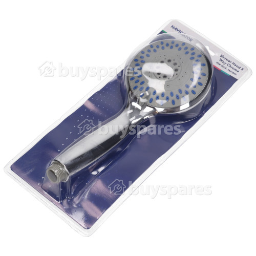 Chrome 3 Way Shower Head