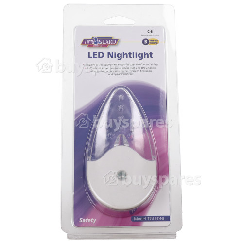 Lumière Nocturne Automatique LED (Prise Anglaise) Time Guard