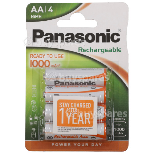 Piles Rechargeables LR6 AA Panasonic