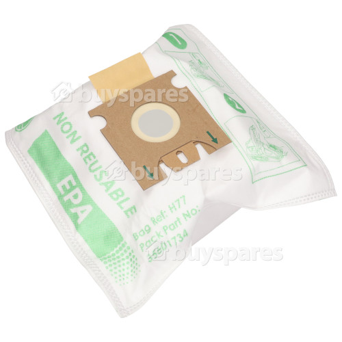 Hoover H77 Disposable Filter Dust Bags - Pack Of 4