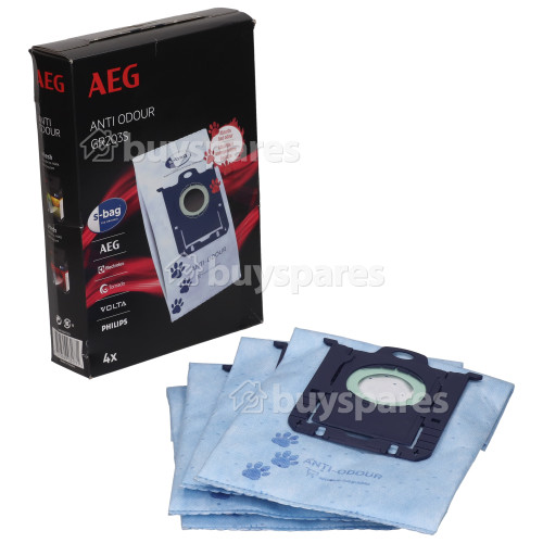 AEG GR203 S-bag® Anti-Geruchs-Staubbeutel - 4er Packung