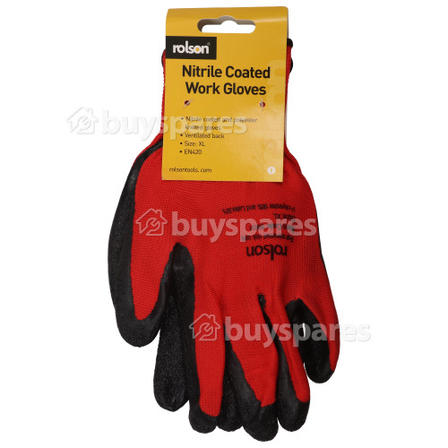 Rolson Latex Coated Work Gloves (Large)