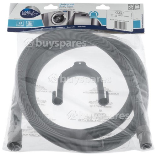 Care+Protect 2.5m Washing Machine / Dishwasher Drain Hose 19x24mm Diameter