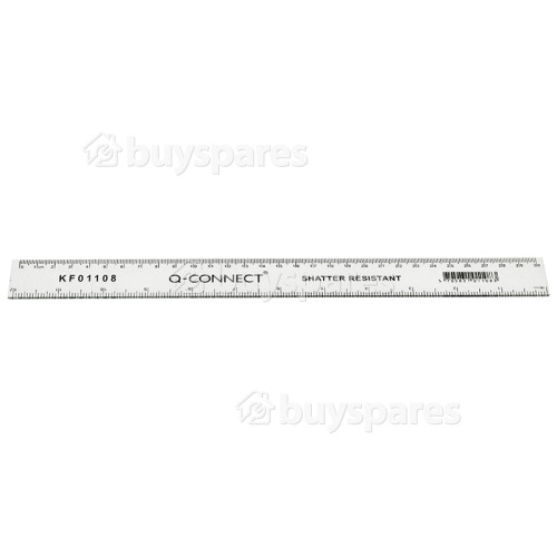 Staples Advantage Plastic Shatterproof Ruler