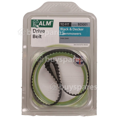 Drive Belt : T/F Black & Decker Models: Cylinder Mowers D489 And D689