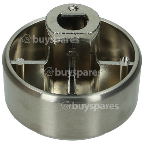 Elba Hob Burner Control Knob - Silver