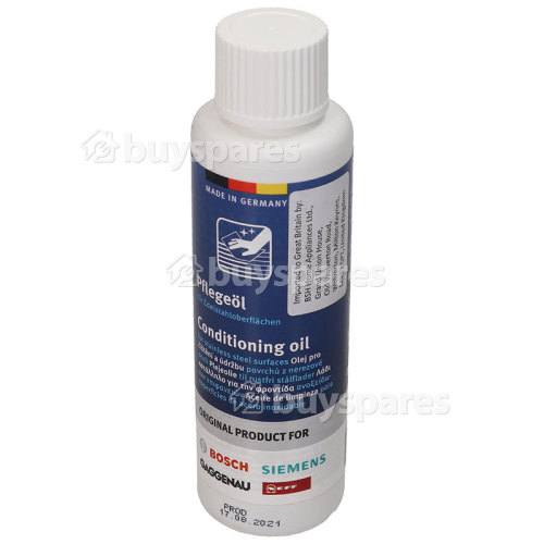 Bosch Neff Siemens Edelstahloberflächen-Pflegepflegeöl - 100ml