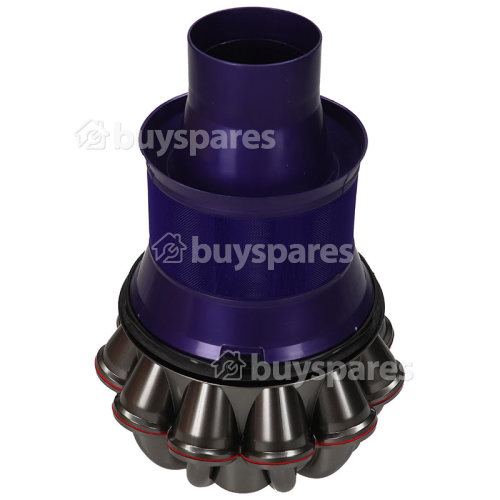 Dyson Staubsauger-Behälteroberteil Kpl. - Nickel / Violett 