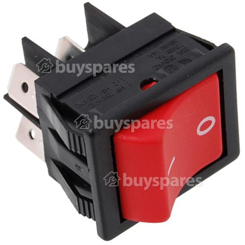 Numatic Red On/Off Rocker Switch : 4Tag