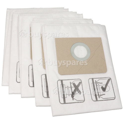 Karcher Paper Dust Bags (Pack Of 5)