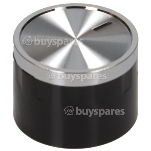 Beko Oven Control Knob Silver / Black BuySpares