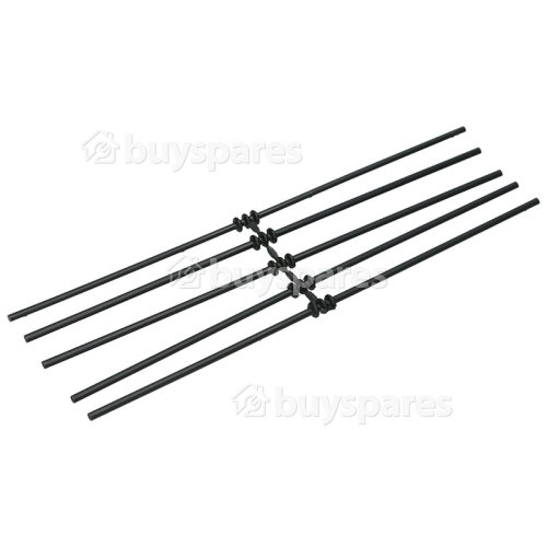Lames De Broyage FLY024 Pour Aspirateur De Jardin - Lot De 5 Garden Vac 1500 Plus ALM
