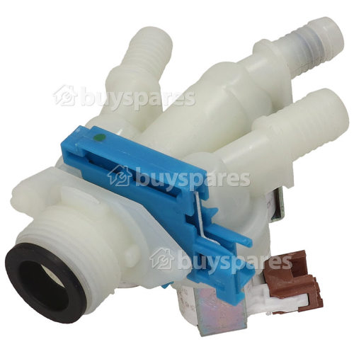 Zanussi Triple Solenoid Inlet Valve : 180Deg. With Protected (push) Connectors