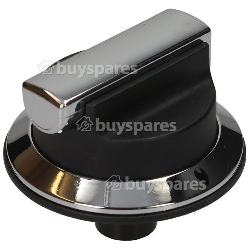 Leisure Cooker Control Knob - Black & Chrome