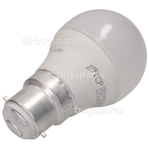 TCP 5.1W BC/B22 LED Non-Dimmable Golfball Lamp (Warm White) 40W Equivalent