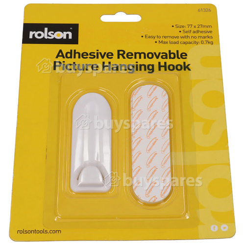Rolson Removable Adhesive Picture Hook
