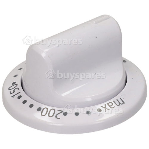 AyA Oven Thermostat Control Knob - White