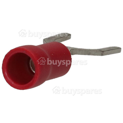 Borne À Fourche Étroite Rouge De 6MM - Paquet De 100