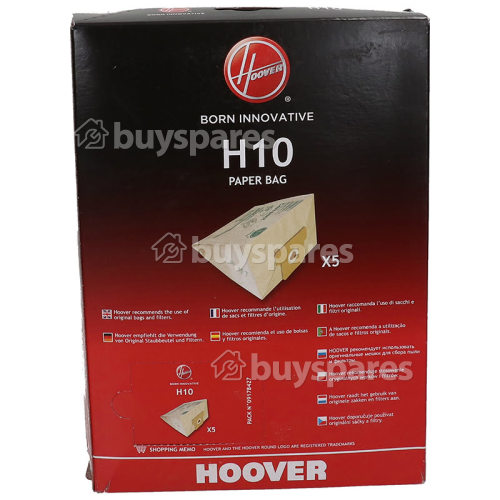 Hoover Staubsaugerbeutel H10 (5er Pack)